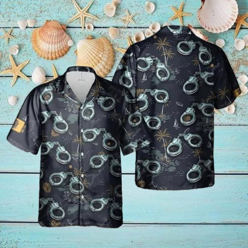 New Jersey Police Correction Short Sleeve Hawaiian Shirt