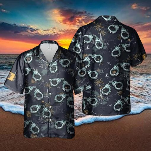 New Jersey Police Correction Short Sleeve Hawaiian Shirt