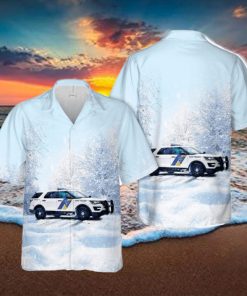 New Jersey State Police Vehicles Button Down Hawaiian Shirt Trend Summer