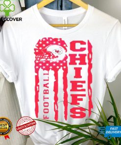 New Kansas Chiefs Football Team Helmet Flag Shirt