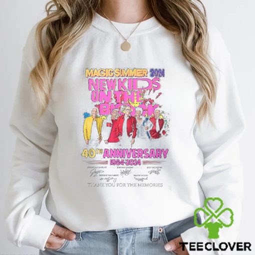 New Kids On The Block 40th Anniversary Magic Summer 2024 T Shirt