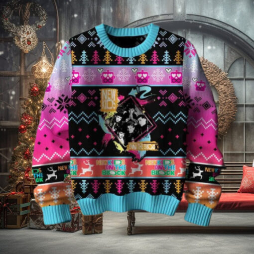 New Kids On The Block Band Chirstmas Gifts 2024 Xmas For Family And Friends Ugly Sweater