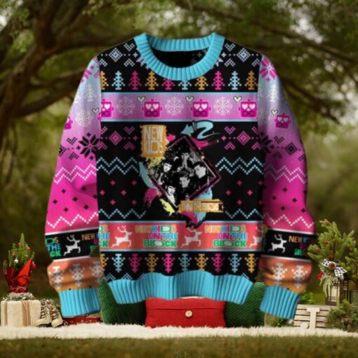 New Kids On The Block Band Chirstmas Gifts 2024 Xmas For Family And Friends Ugly Sweater