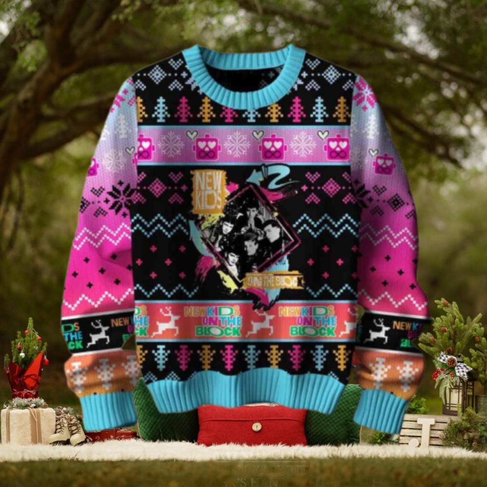 New Kids On The Block Band Chirstmas Gifts 2024 Xmas For Family And Friends Ugly Sweater New Kids On The Block Band Chirstmas Gifts 2024 Xmas For Family And Friends Ugly Sweater