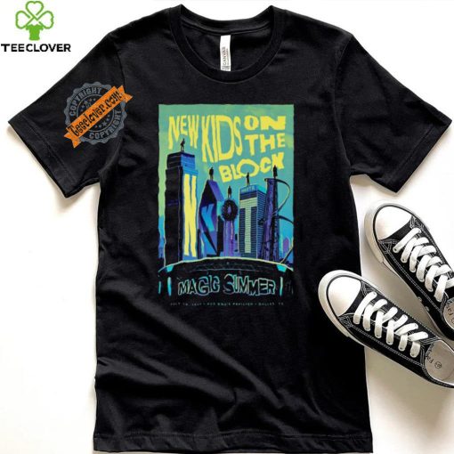 New Kids On The Block Jul 14 2024 Dos Equis Pavilion in Dallas TX Poster Shirt