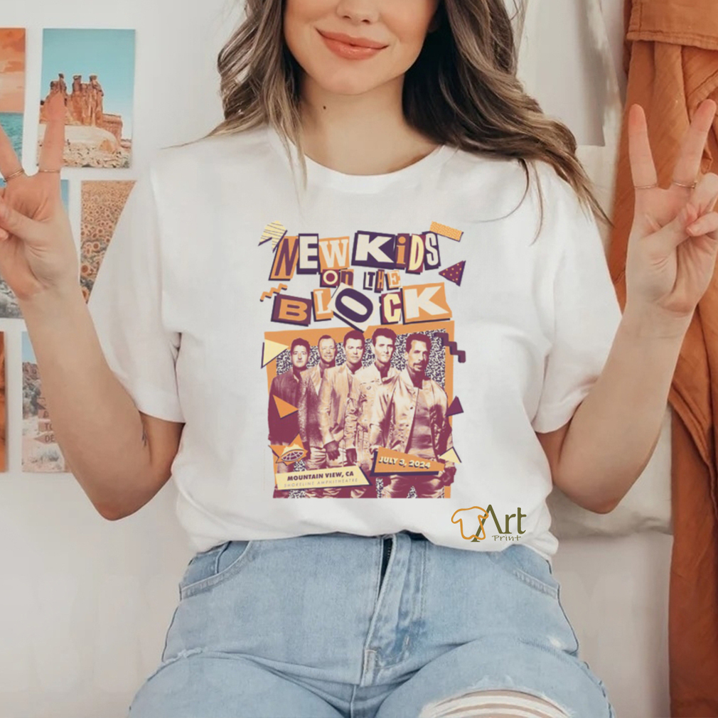New Kids On The Block July 3 2024 Mountain View CA Long Sleeve T Shirt New Kids On The Block July 3 2024 Mountain View CA Long Sleeve T Shirt