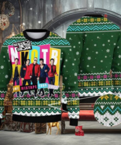 New Kids On The Block The Mixtape Tour Chirstmas Gifts 2024 Xmas For Family And Friends Ugly Sweater