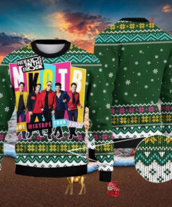 New Kids On The Block The Mixtape Tour Chirstmas Gifts 2024 Xmas For Family And Friends Ugly Sweater