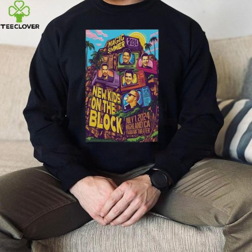 New Kids On The Block Yaamava Theater Highland CA July 1 2024 Poster hoodie, sweater, longsleeve, shirt v-neck, t-shirt