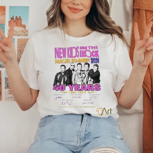New Kids On The Blocks Shirt The Magic Summer Tour Shirt