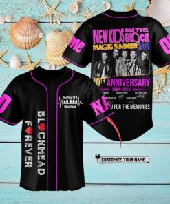 New Kids on the Block 40th Anniversary Custom Baseball Jersey