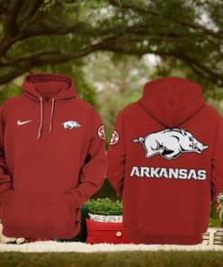 New Limited Edition Arkansas Razorbacks Red 3d Hoodie