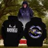 New Limited Edition Baltimore Ravens Darkness 3d Hoodie