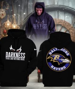 New Limited Edition Baltimore Ravens Darkness 3d Hoodie