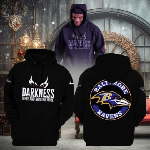 New Limited Edition Baltimore Ravens Darkness 3d Hoodie