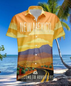 New Mexico Retro Style Travel Summer 3D Hawaiian Shirt Gift For Men And Women Fans