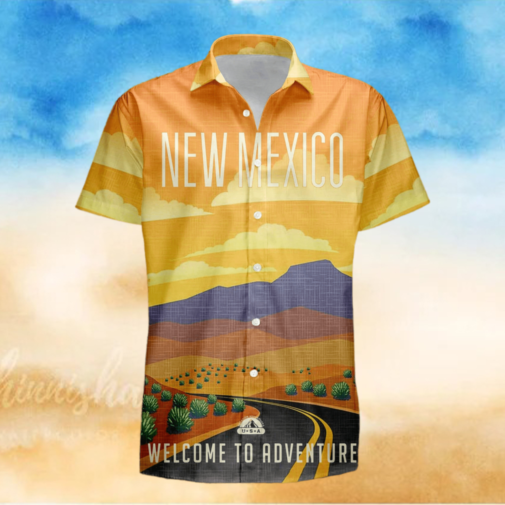 New Mexico Retro Style Travel Summer 3D Hawaiian Shirt Gift For Men And Women Fans New Mexico Retro Style Travel Summer 3D Hawaiian Shirt Gift For Men And Women Fans