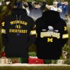 New Michigan Wolverines Vs Everybody 3d Hoodie Football Champions