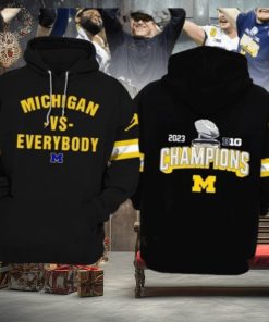 New Michigan Wolverines Vs Everybody 3d Hoodie Football Champions