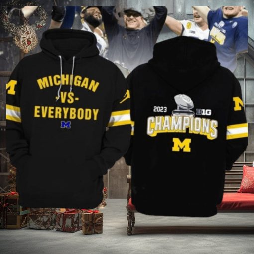 New Michigan Wolverines Vs Everybody 3d Hoodie Football Champions