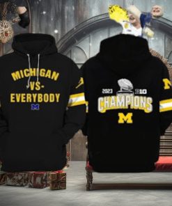 New Michigan Wolverines Vs Everybody Hoodie Football Champions