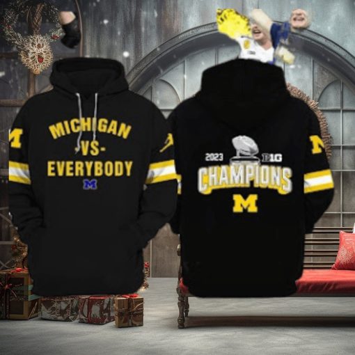 New Michigan Wolverines Vs Everybody Hoodie Football Champions