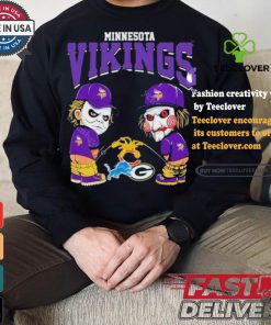 New Minnesota Vikings NFL Halloween Peeing Funny Shirt