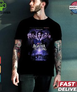 New Official Agatha All Along Poster Releasing On Disney+ On September 18 Vintage T Shirt