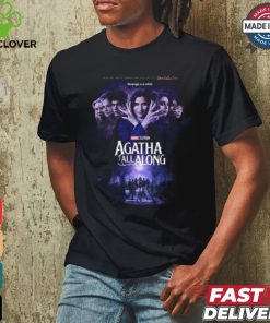 New Official Agatha All Along Poster Releasing On Disney+ On September 18 Vintage T Shirt