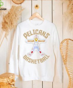 New Orleans Pelicans Basketball Mascot Show Shirt