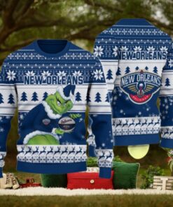 New Orleans Pelicans Grinch Christmas Ugly Sweater