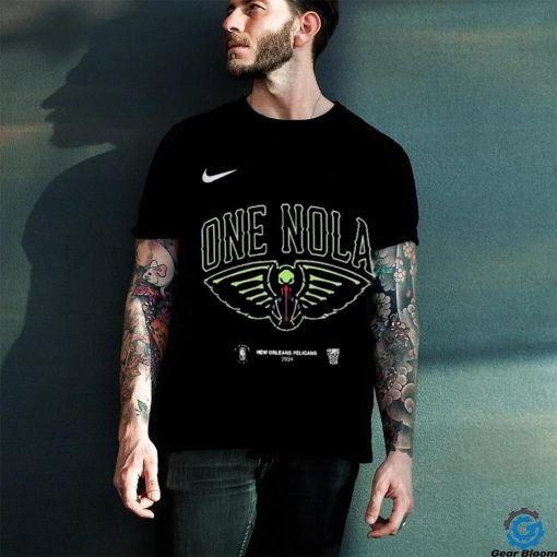 New Orleans Pelicans Nike One Nola 2024 NBA Playoffs Shirt