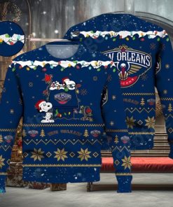 New Orleans Pelicans Snoopy MLB Ugly Christmas Sweater Impressive Gift