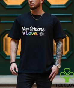 New Orleans Pelicans is love city pride team logo hoodie, sweater, longsleeve, shirt v-neck, t-shirt