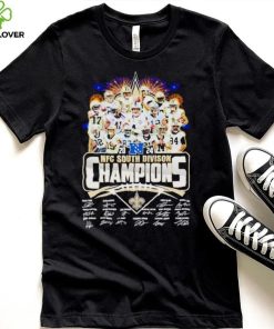 New Orleans Saints 2024 NFC South Division Champions signatures hoodie, sweater, longsleeve, shirt v-neck, t-shirt