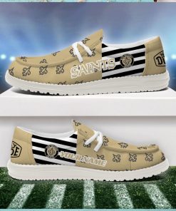 New Orleans Saints 2024 Version Personalized Hey Dude Shoes