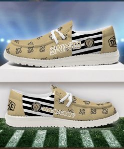 New Orleans Saints 2024 Version Personalized Hey Dude Shoes