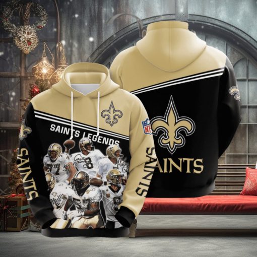 New Orleans Saints 3D Printed Hoodie Ver 12