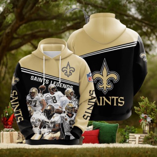 New Orleans Saints 3D Printed Hoodie Ver 12