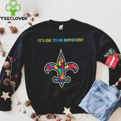 New Orleans Saints Autism It’s Ok To Be Different shirt