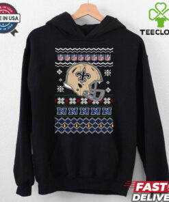New Orleans Saints Christmas NFL football Christmas helmet shirt