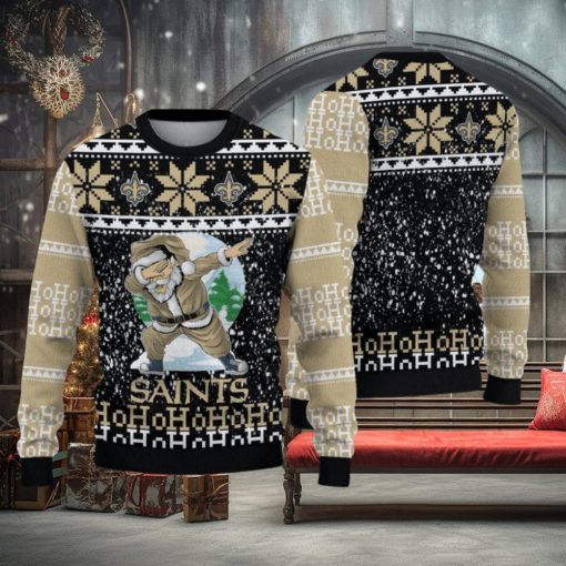 New Orleans Saints Christmas Santa Claus Limited Edition Ugly Sweater