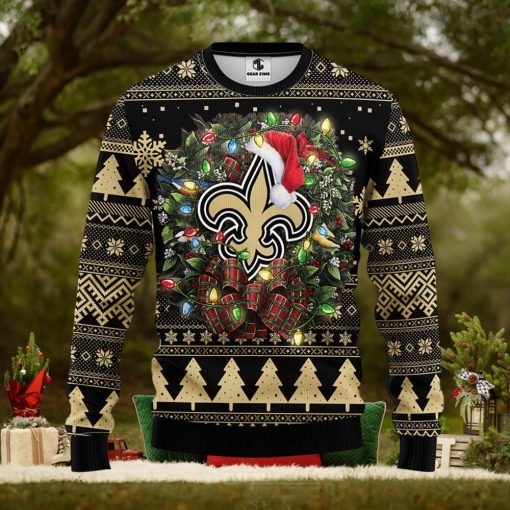 New Orleans Saints Christmas Ugly Sweater