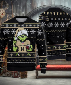 New Orleans Saints Custom Chrismas Ugly Sweater