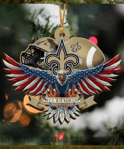 New Orleans Saints Decorations, Eagles Christmas Ornaments