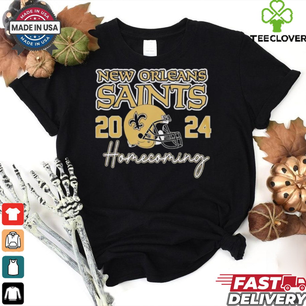 New Orleans Saints Football Homecoming 2024 helmet shirt New Orleans Saints Football Homecoming 2024 helmet shirt