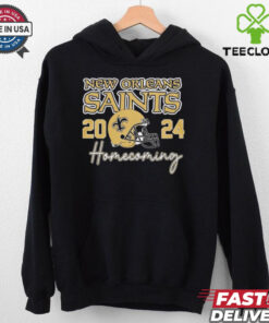New Orleans Saints Football Homecoming 2024 helmet shirt 3 New Orleans Saints Football Homecoming 2024 helmet shirt