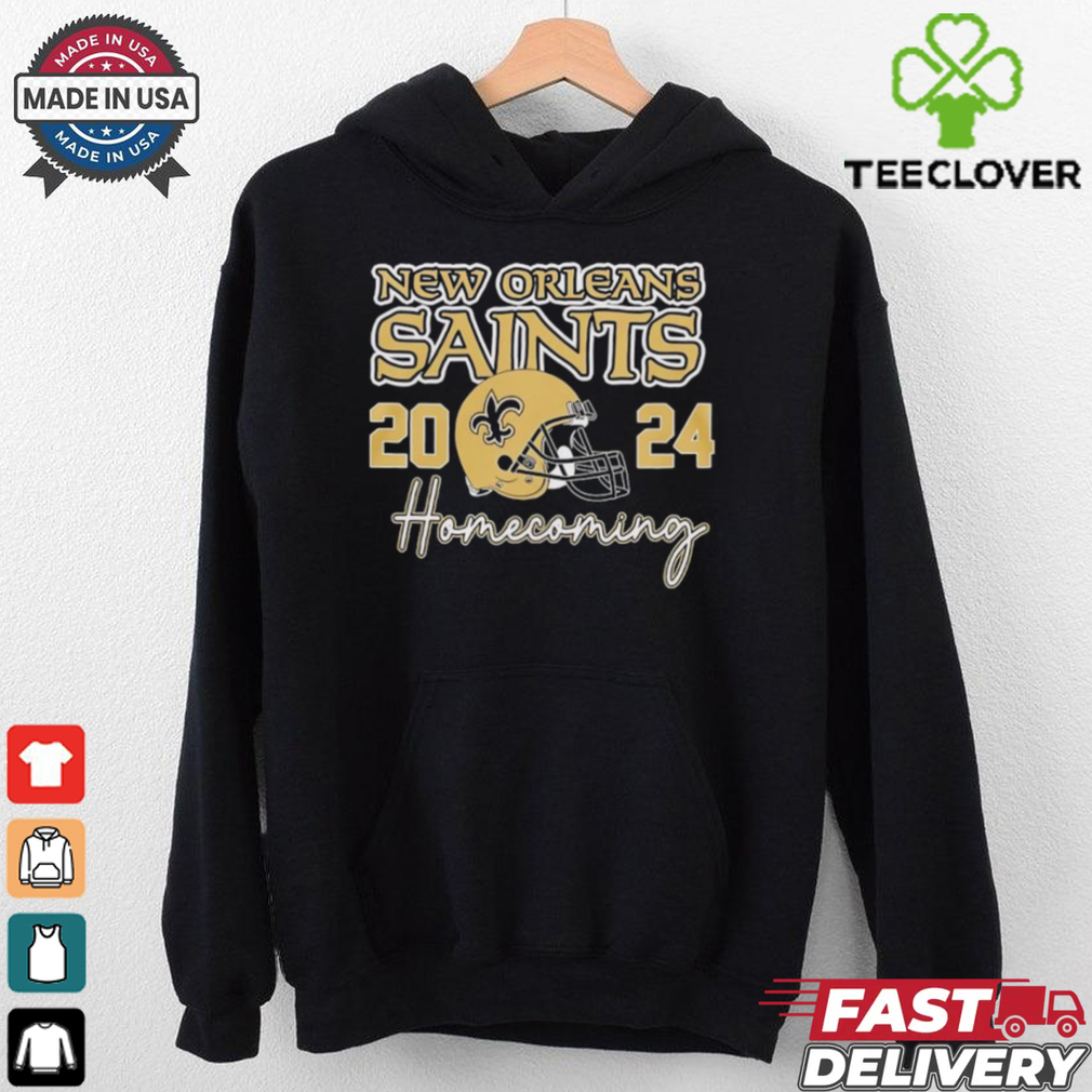 New Orleans Saints Football Homecoming 2024 helmet shirt New Orleans Saints Football Homecoming 2024 helmet shirt