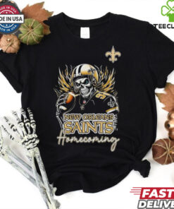 New Orleans Saints Football Homecoming 2024 skeleton player shirt