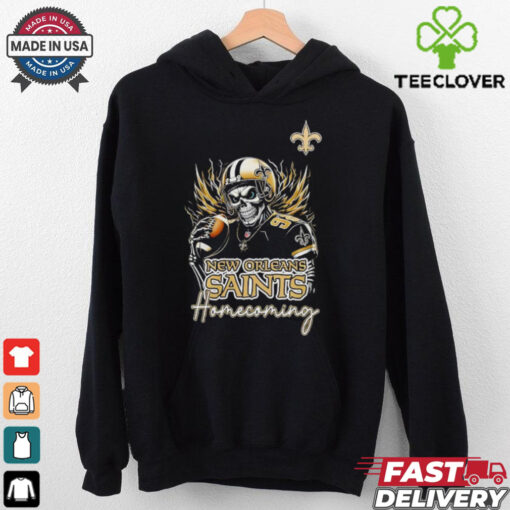 New Orleans Saints Football Homecoming 2024 skeleton player shirt